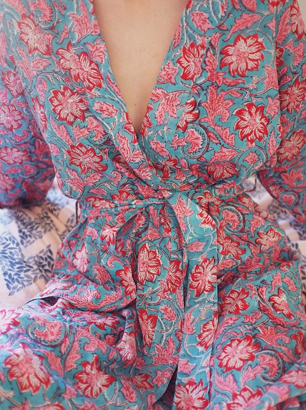 Kimono Robe - Azalea