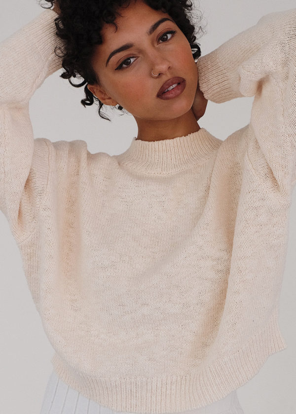 Cotton Knitted Crew Neck