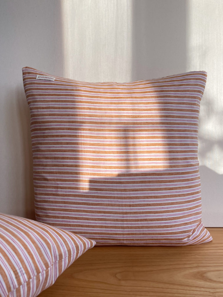 Striped Pillow Case – Honey *Restocking soon!