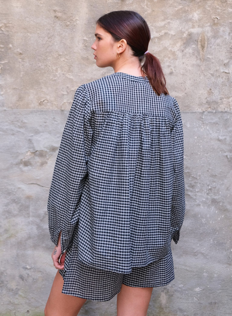 Voile Blouse – Gingham