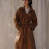 Linen Trench - Camel