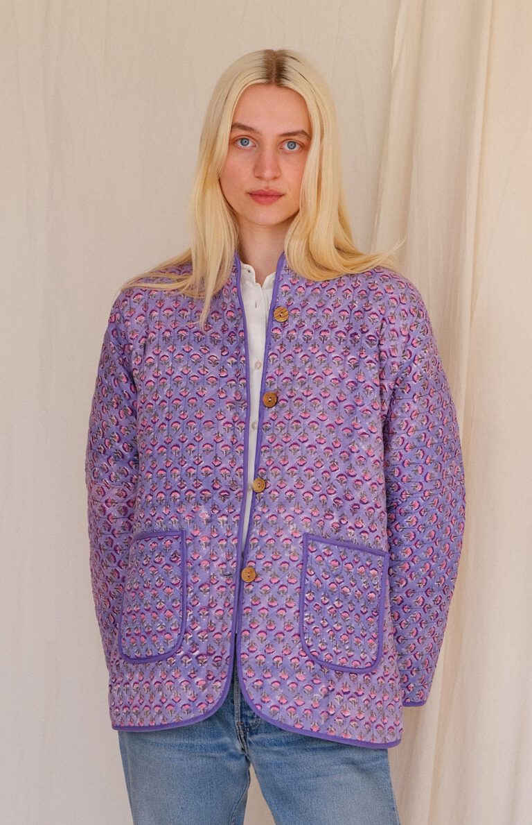 Quilted Jacket – Violet In Bloom