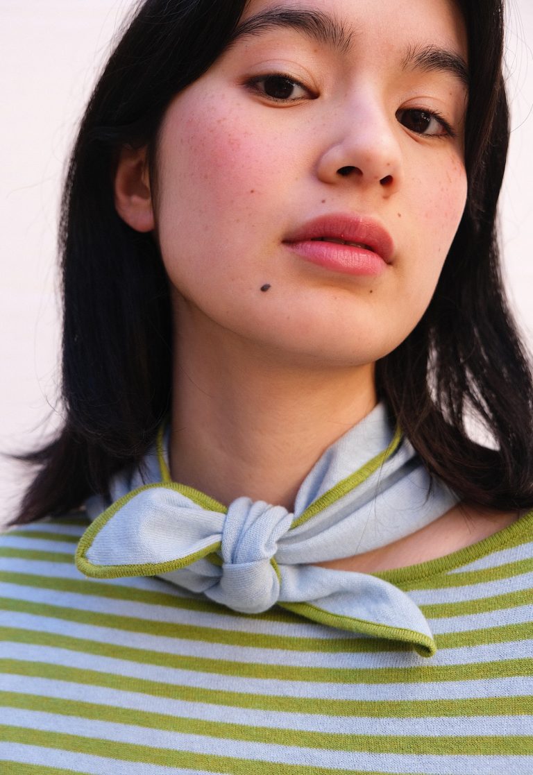 Triangle Scarf – Pooltile / Lime