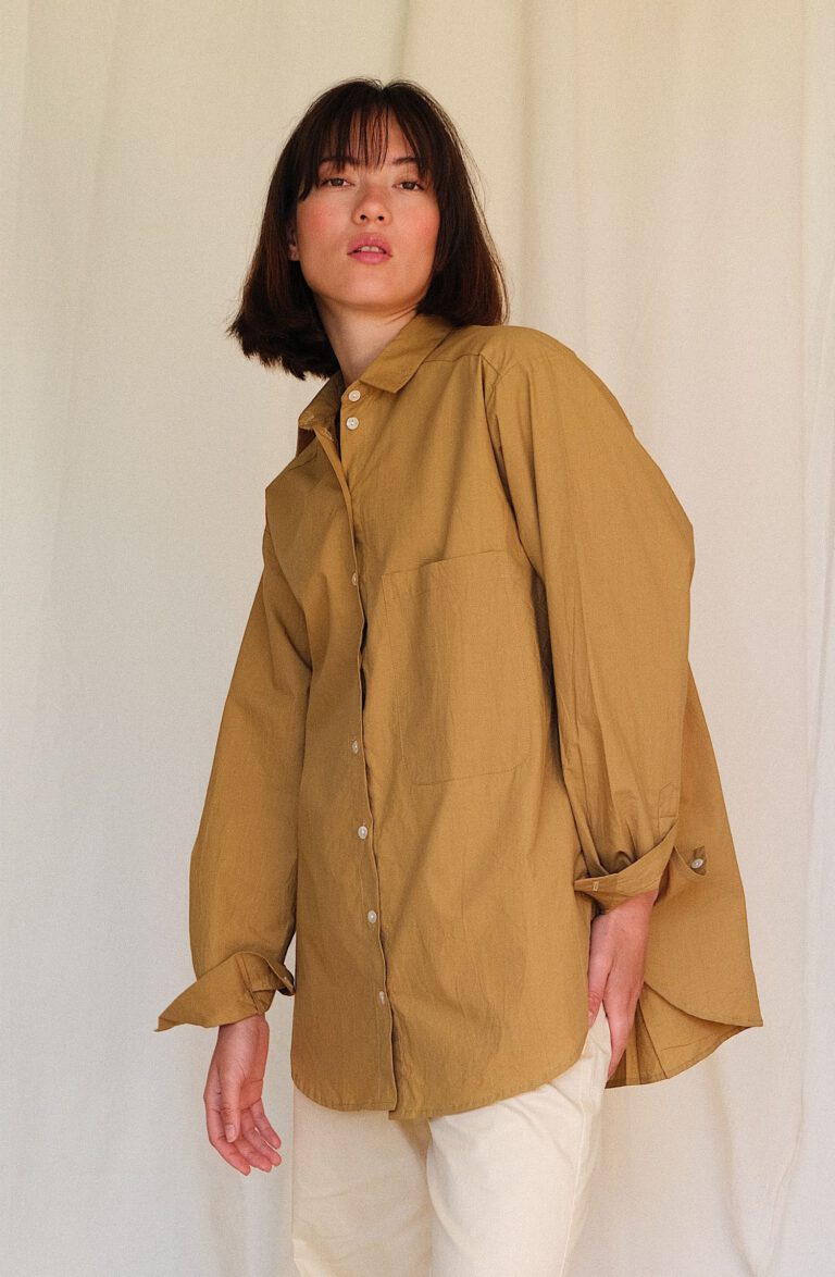 Poplin Shirt – Khaki