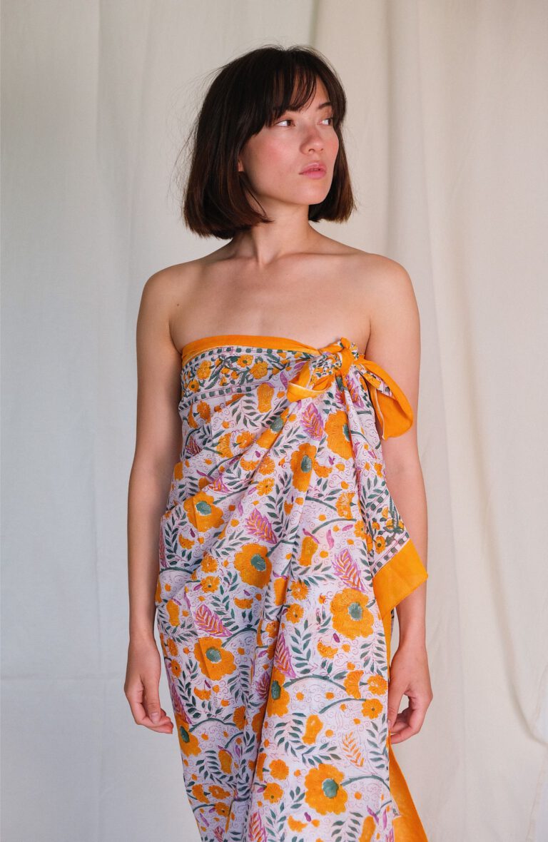 Sarong – Yellow Flowers