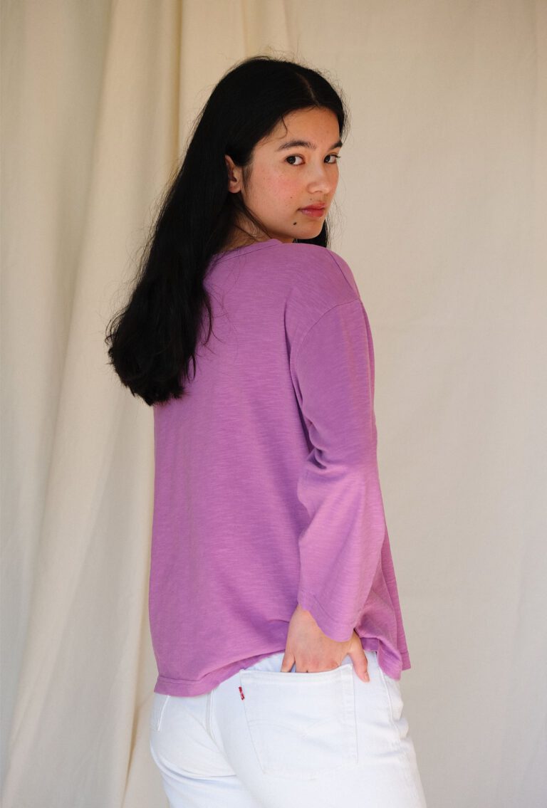 Organic Cotton Longsleeve – Lilac