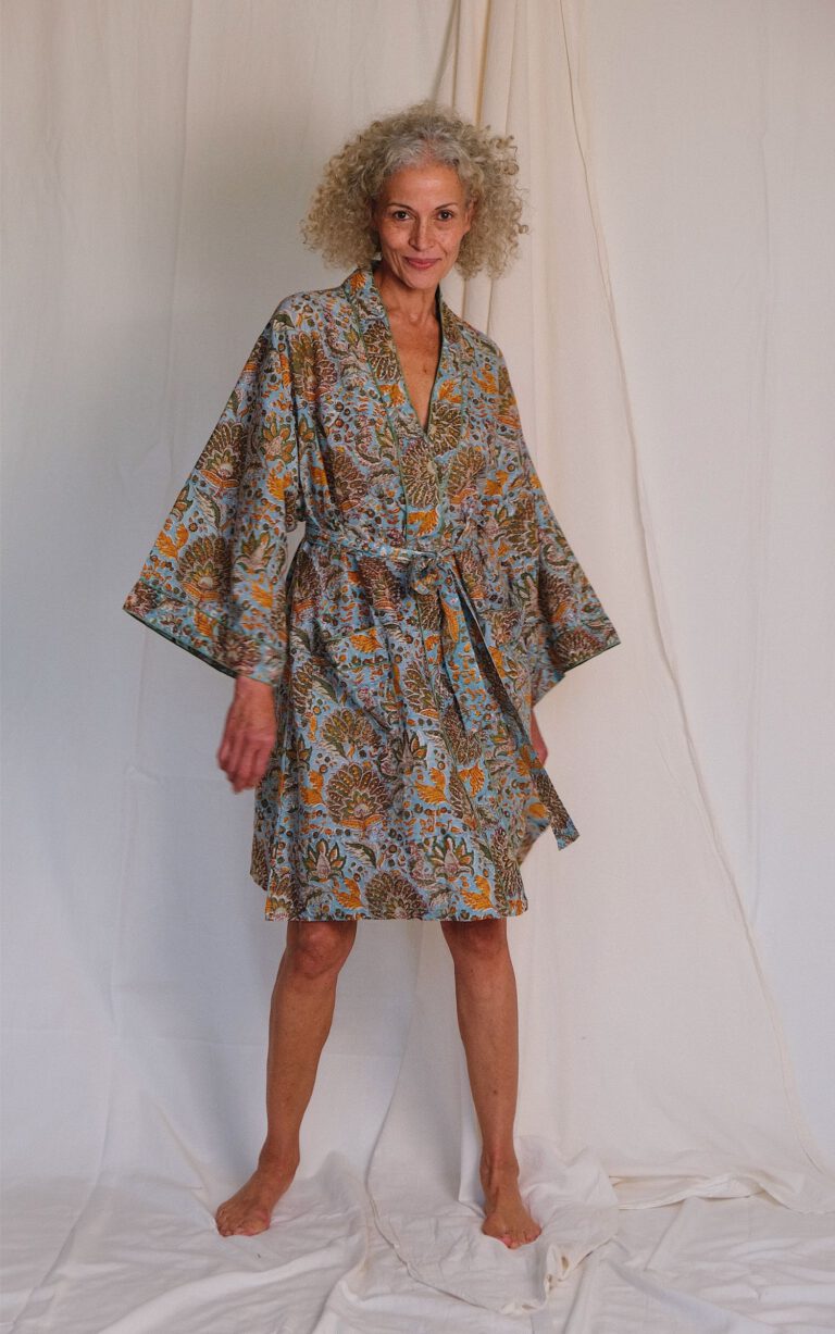 Kimono Robe Midi – Tropical