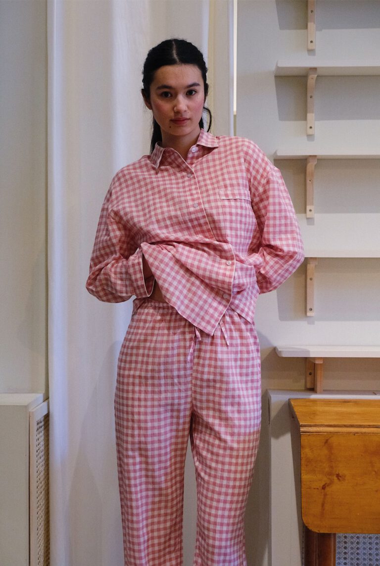 Pyjama Set – Pink Plaid