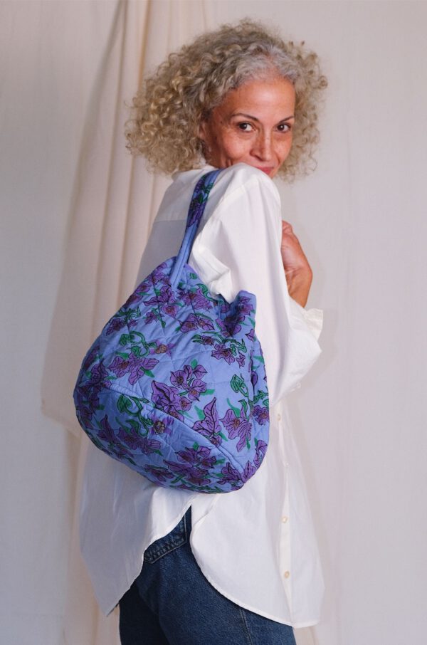 Quilted Bucket Bag - Image 2