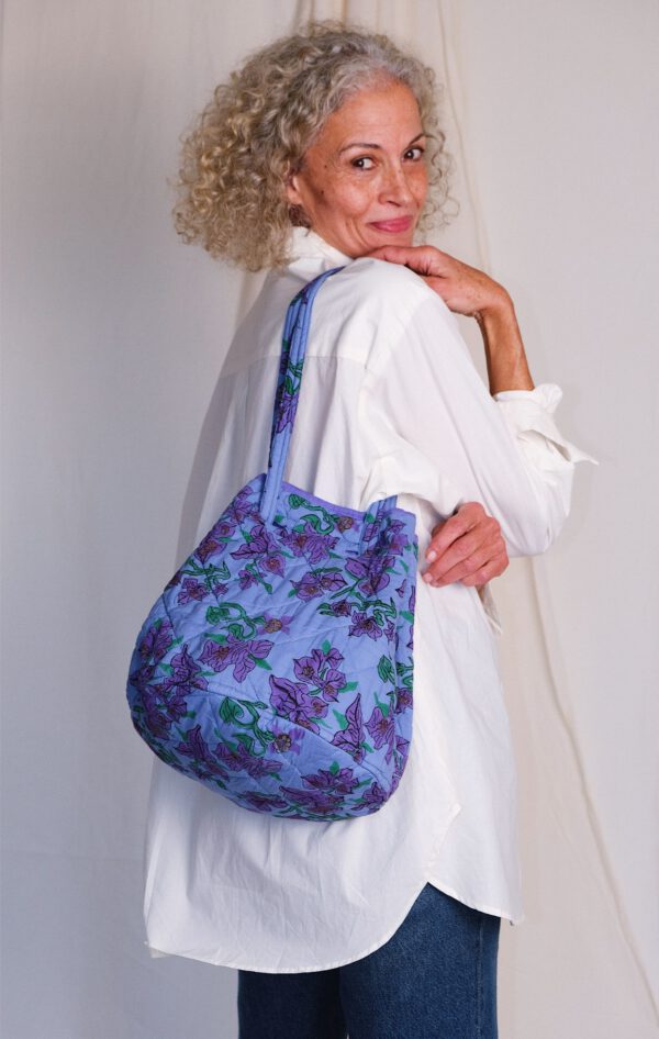 Quilted Bucket Bag - Image 3