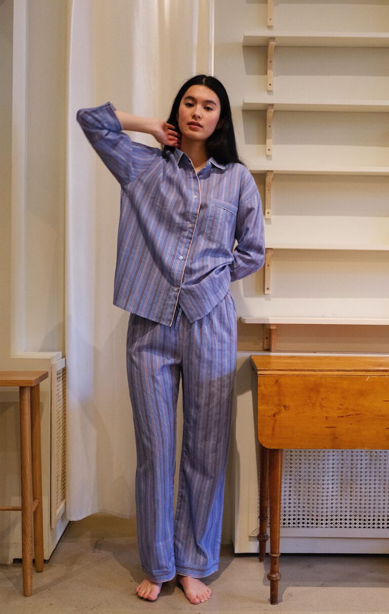 Pyjama Set – Blue Stripes