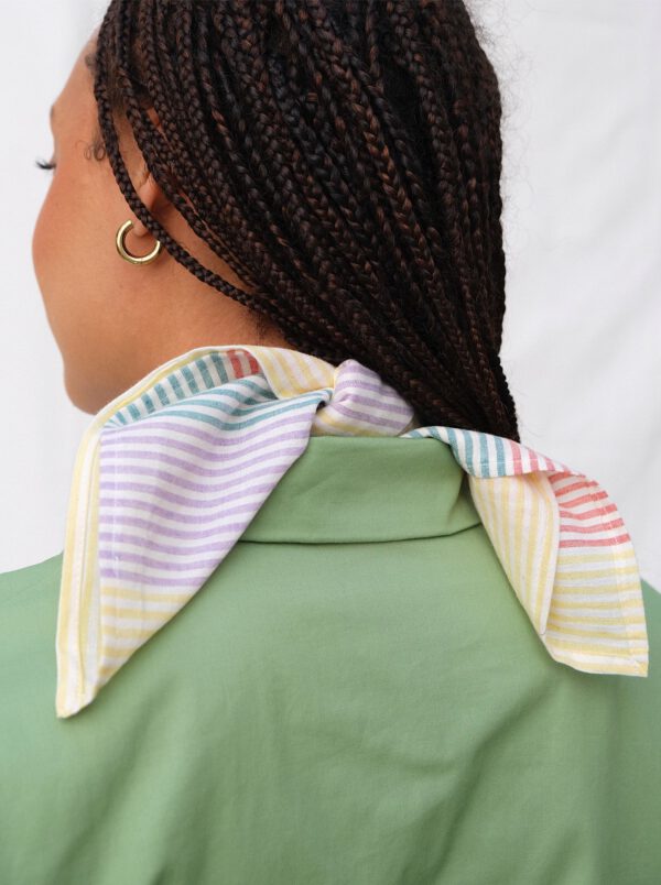 Striped Handkerchief - Pastel - Image 2