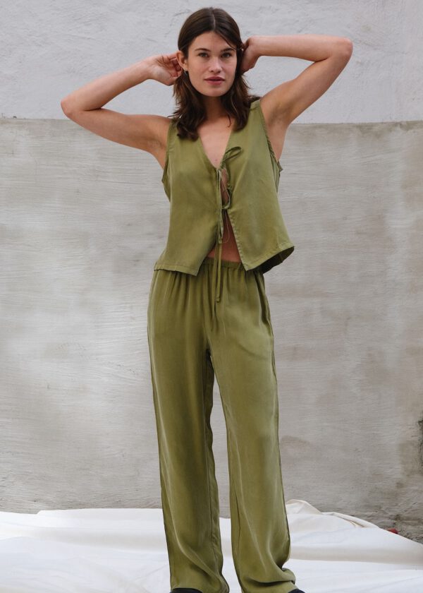 Cupro Set - Anjou Green
