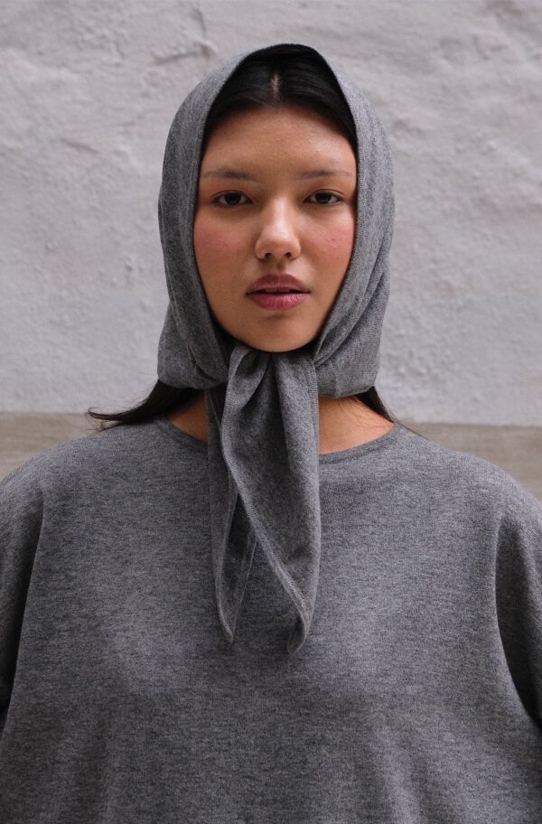Triangle Scarf - Ash - Image 2