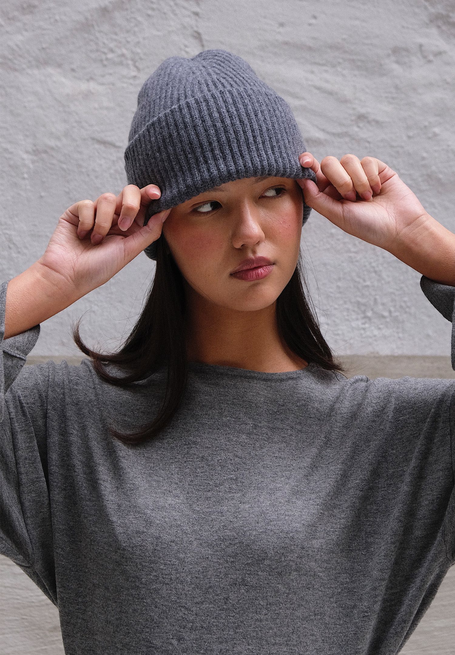 rib_hat Merino Rib Hat – Charcoal