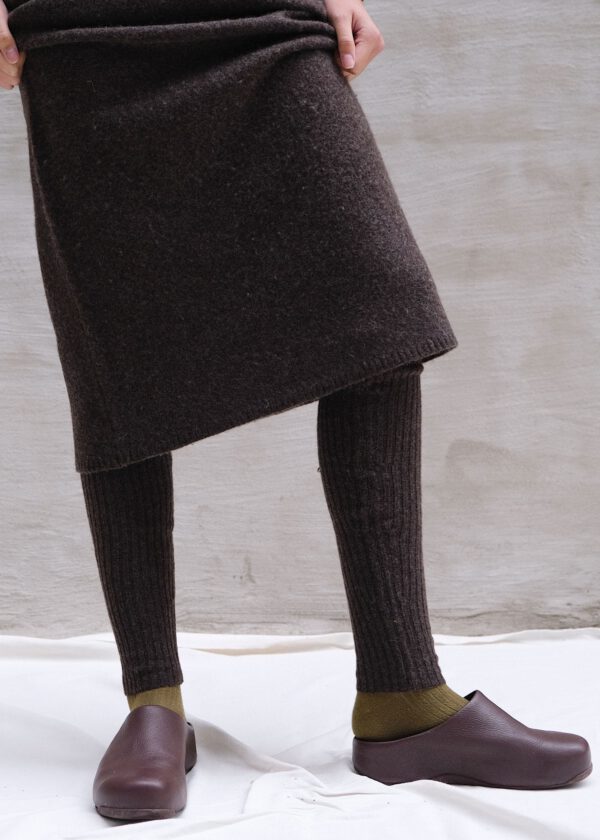 Merino Leg Warmers - Coffee