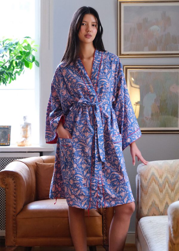 Kimono Robe - Bluebell