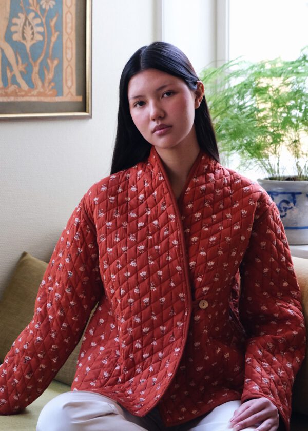 Quilted Kimono Jacket - Petite Fleur