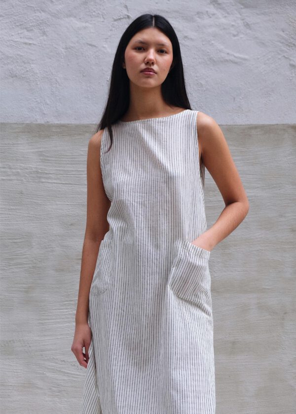 Wrap dress - Soft Stripes