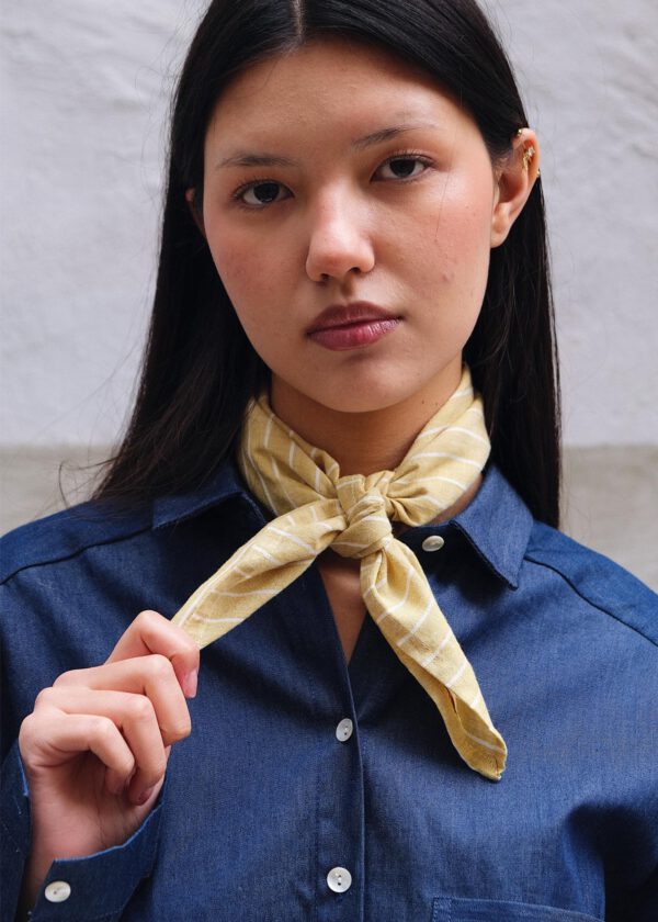 Handkerchief - Yellow Stripes
