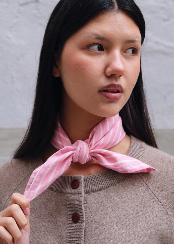 Handkerchief - Pink Stripes