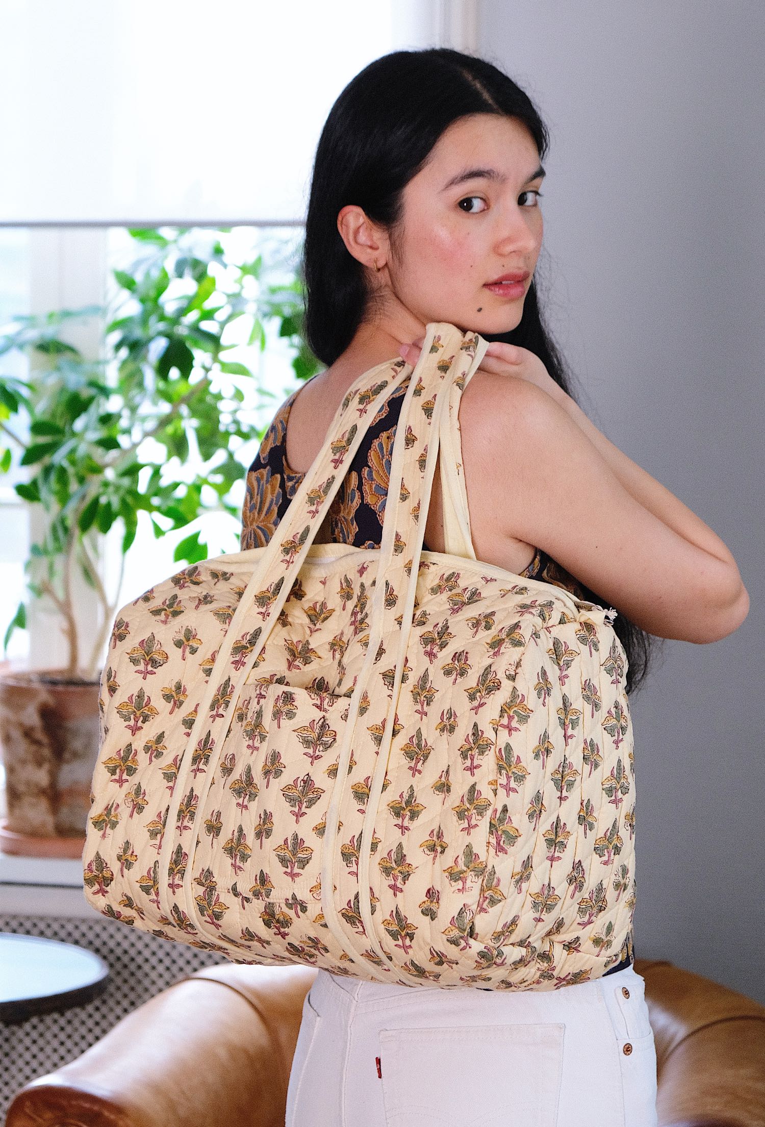 quilted_bag Quilted Duffle Bag – Petite Bloom