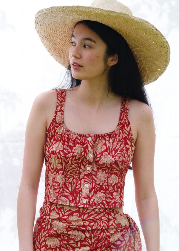 Beach Set - Red Floral
