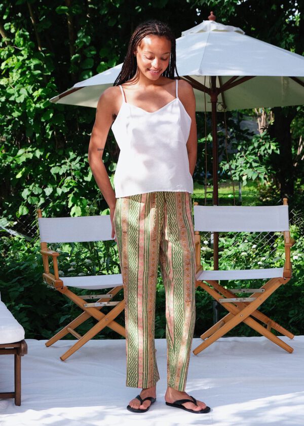 Drawstring Pants - Pastel Wave