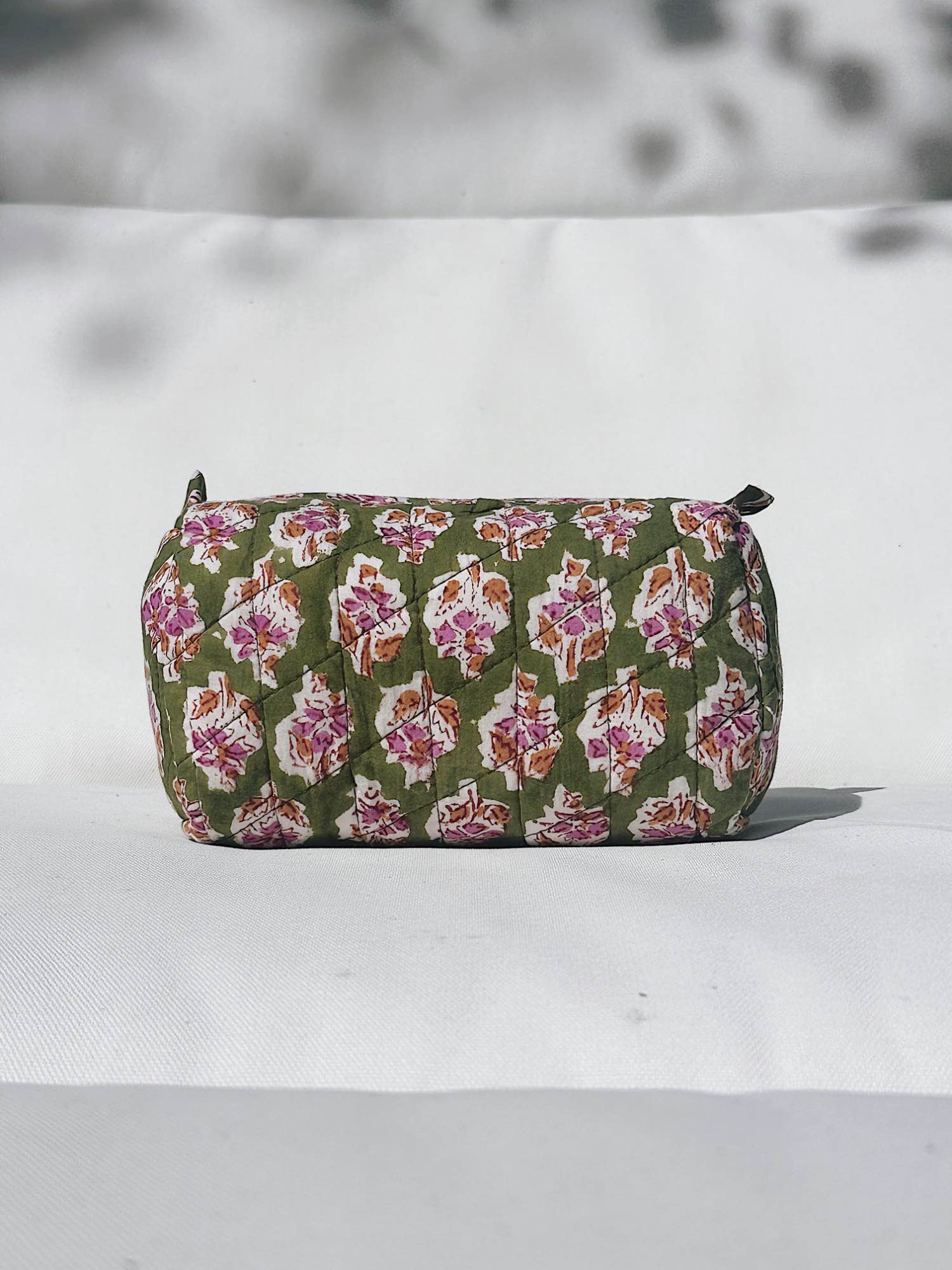cosmetic_bag Quilted Cosmetic Bag – Purple Moss
