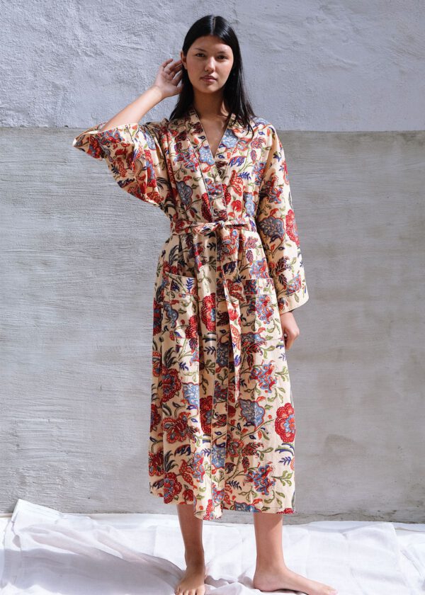 Kimono Robe - Persian Garden