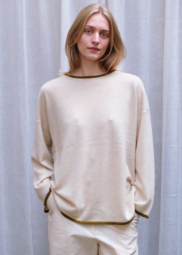 Cashmere Longsleeve - Matcha/ Latte